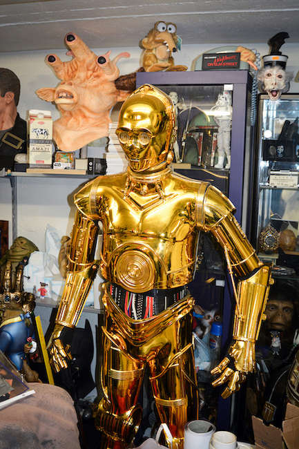 In Originalgrösse grüsst C-3PO aus «Star Wars».