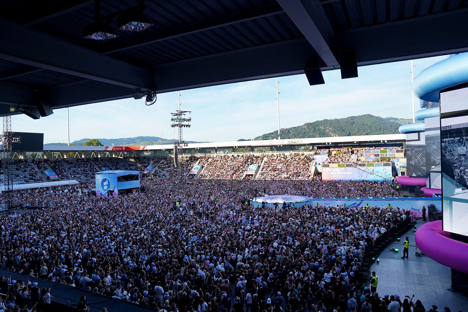 Blick ins Stadion