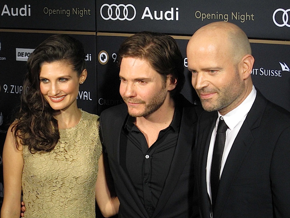 Marc Forster mit Daniel Brühl und Freundin Felicitas Rombold.