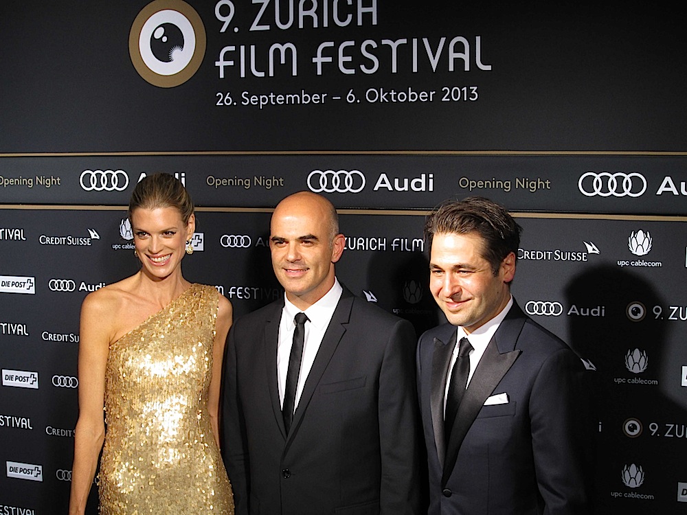 Nadja Schildknecht, Bundesrat Alain Berset und Karl Spoerri.