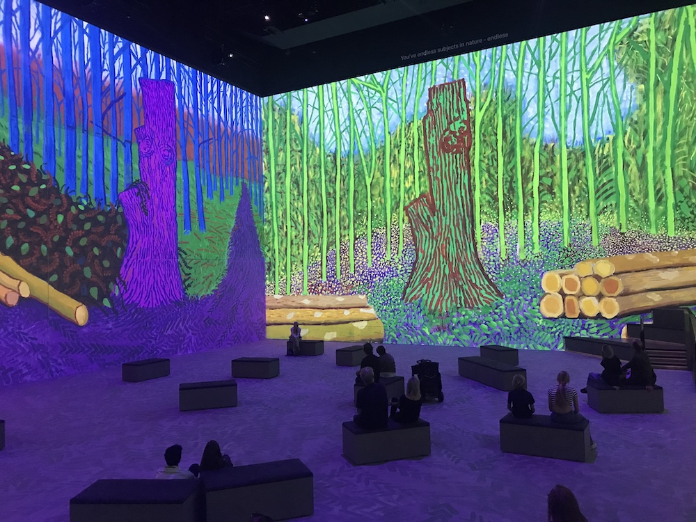 Kunstinstallation von David Hockney