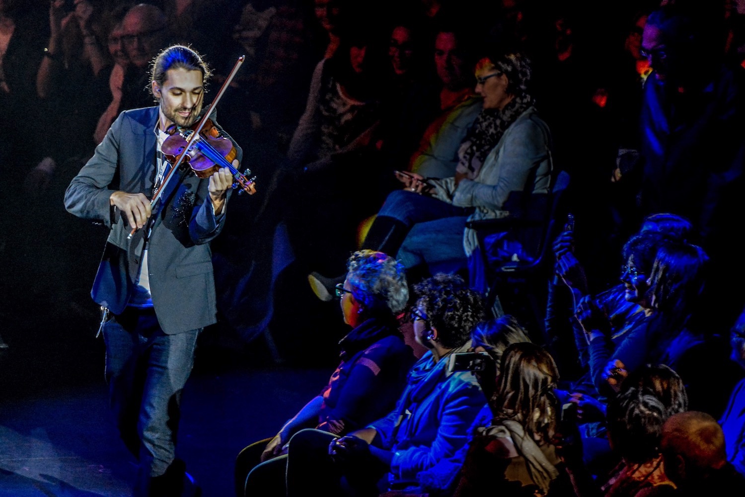 David Garrett liebt sein Publikum und scheut die Nähe nicht. 