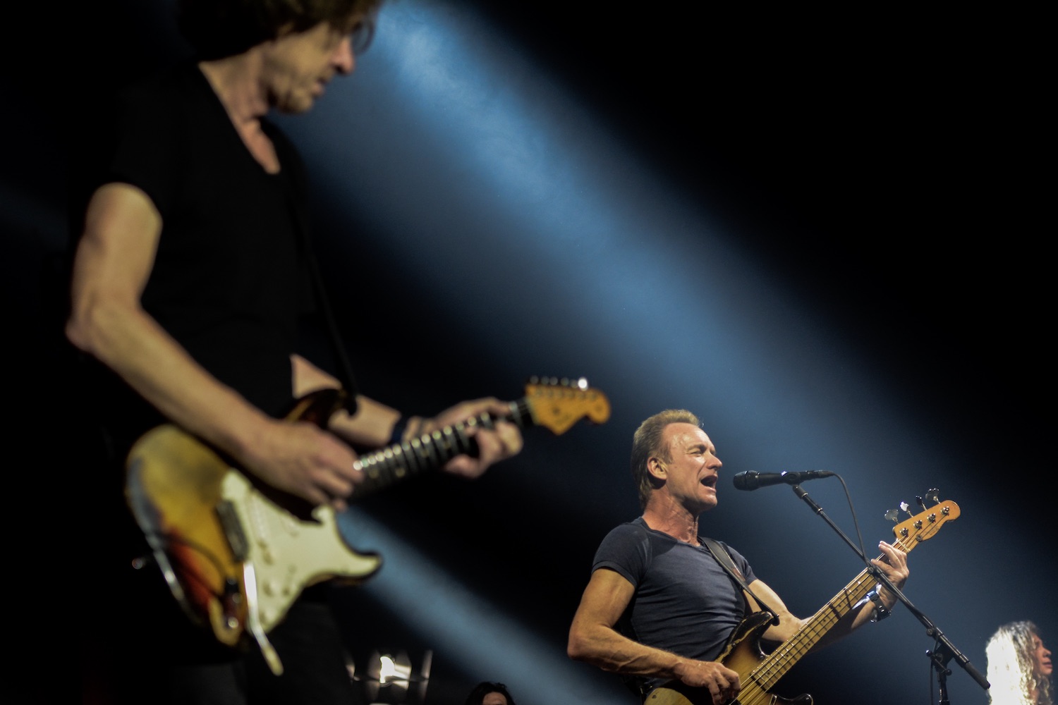 Sting hatte eine versierte Begleitband. 