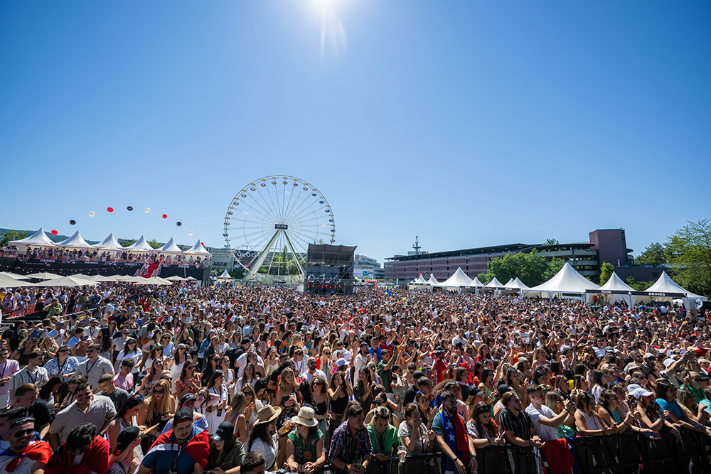 Das Festivalgelände eines früheren Alba Festivals.