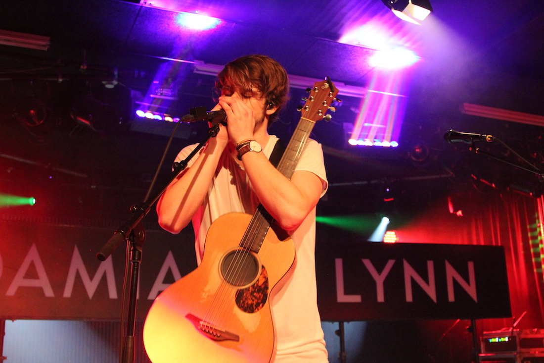 Damian Lynn beim Beatboxen.